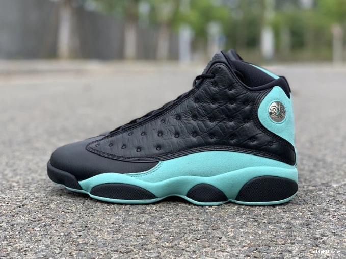 13 Green Air Jordan Retro Island 414571-030 Black 0819